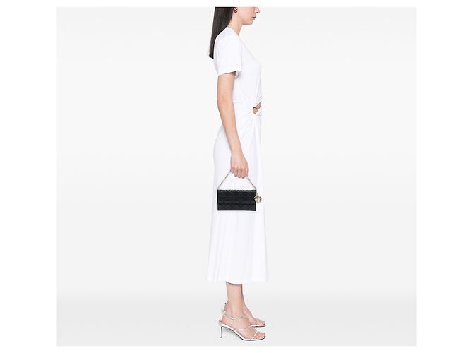 Dior Lady Dior Wallet On Chain aus schwarzem Lammleder Cannage - Ansicht 6