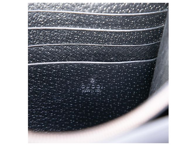 Gucci Dionysus Web Mini Wallet On Chain aus schwarzem Kalbsleder - Ansicht 5