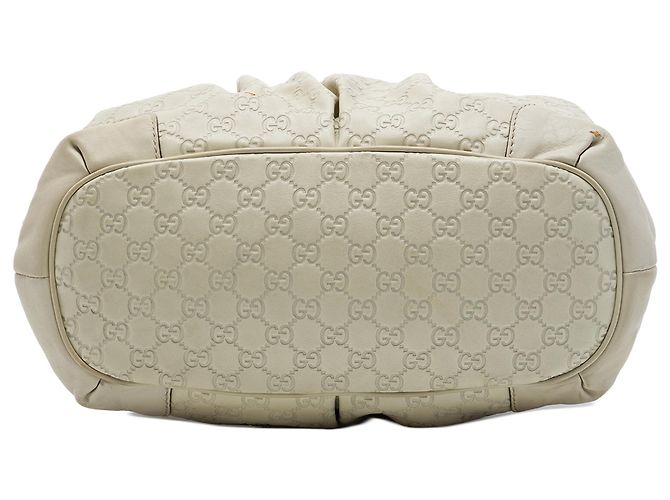 Borsa Gucci White Guccissima Sukey Satchel - vista 3