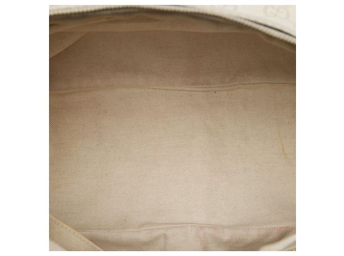 Borsa Gucci White Guccissima Sukey Satchel - vista 4