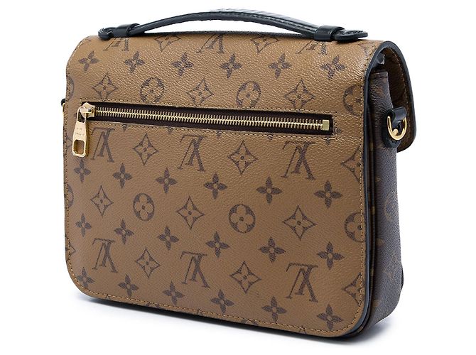 Louis Vuitton Brown Monogram Reverse Pochette Metis - vista 2
