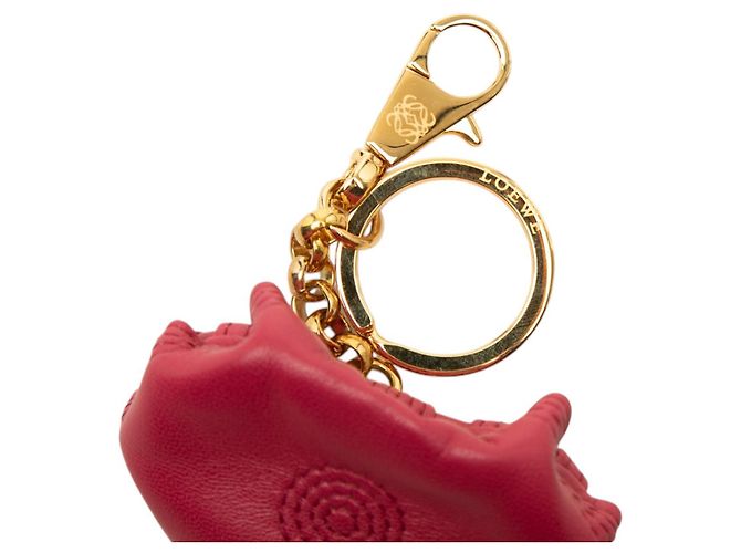 Portachiavi LOEWE Mini Nappa Aire Rosa - vista 4