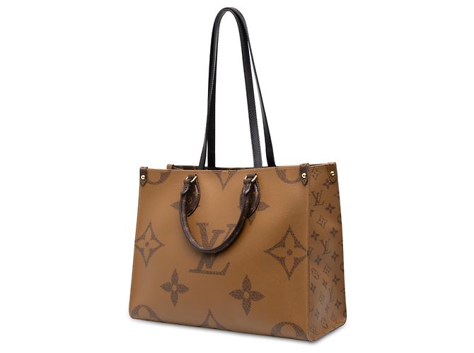 Louis Vuitton Brown Monogram Reverse Giant OnTheGo MM - vista 2