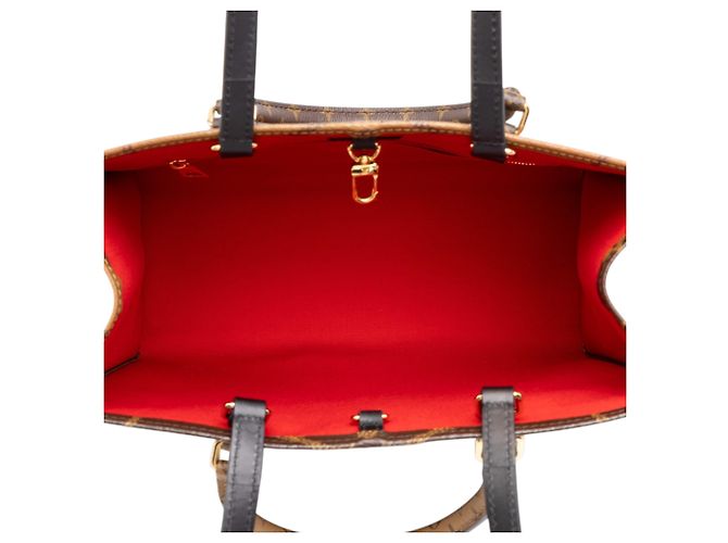 Louis Vuitton Brown Monogram Reverse Giant OnTheGo MM - vista 4