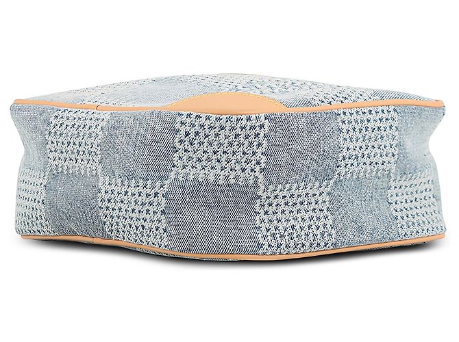 Louis Vuitton Blue Damier Denim 3D Chess Messenger - Ansicht 3