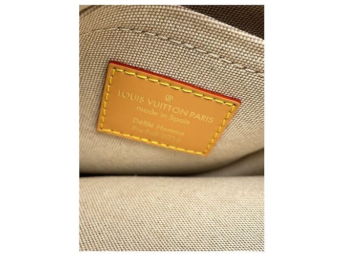 Louis Vuitton Blue Damier Denim 3D Chess Messenger - Ansicht 5