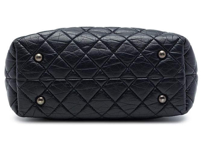 Bolso Chanel Reissue 2.55 de piel de becerro envejecida acolchada azul - vista 3