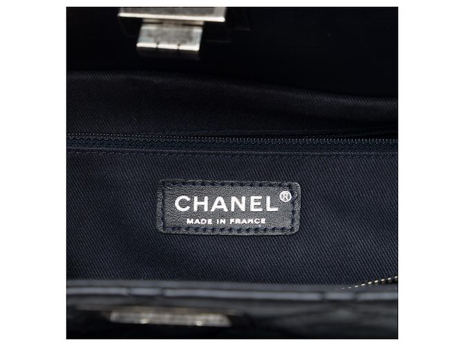 Bolso Chanel Reissue 2.55 de piel de becerro envejecida acolchada azul - vista 5