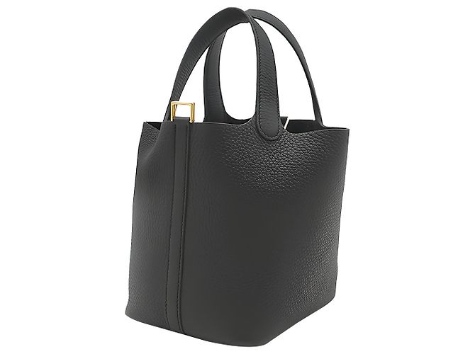 Hermès Black Clemence Picotin Lock 18 - vue 2