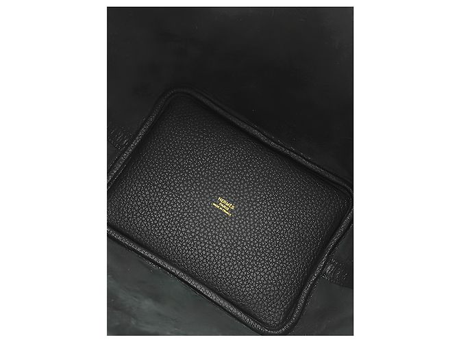 Hermès Black Clemence Picotin Lock 18 - vue 4