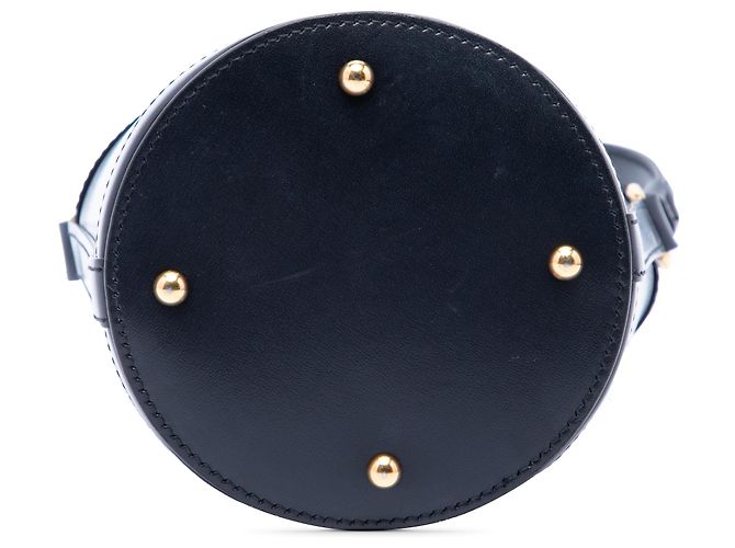 Borsa secchiello Gucci Ophidia Mini in pelle di vitello nera - vista 3