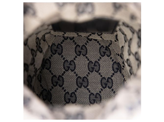Borsa secchiello Gucci Ophidia Mini in pelle di vitello nera - vista 4