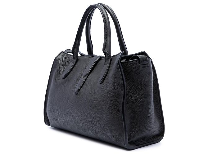 Borsa Jackie Tote piccola in pelle di vitello grana nera Gucci - vista 2