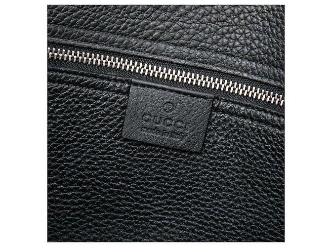Borsa Jackie Tote piccola in pelle di vitello grana nera Gucci - vista 5