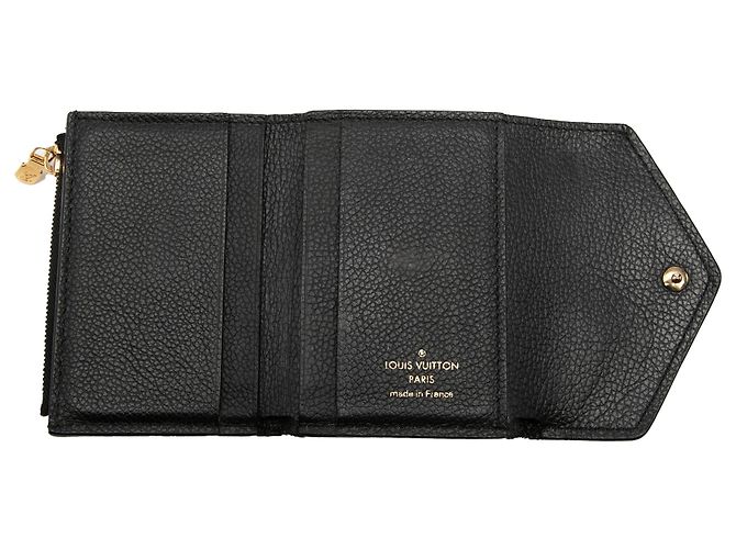 Portafoglio Louis Vuitton Black Monogram Empreinte Victorine - vista 4
