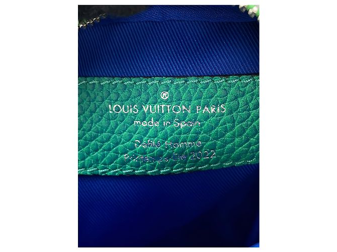 Louis Vuitton Green Monogram Taurillon Illusion Double Phone Pouch - vista 5