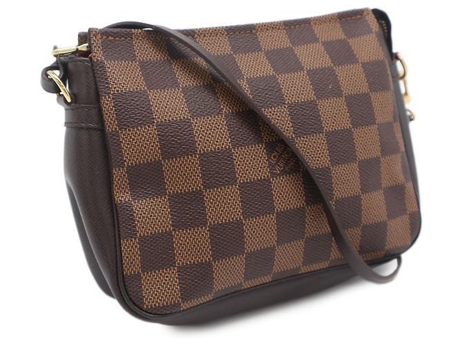Louis Vuitton Brown Damier Ebene Trousse Pochette - vista 2