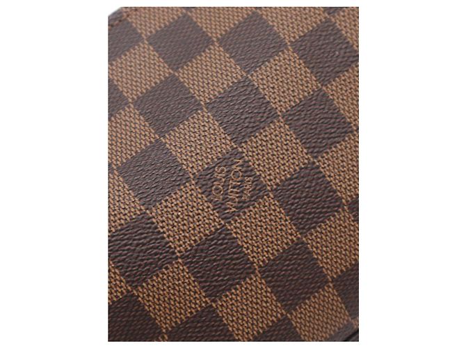 Louis Vuitton Brown Damier Ebene Trousse Pochette - vista 7