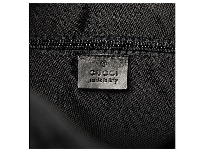 Borsa Tote Gucci Gifford in canvas GG nero - vista 5