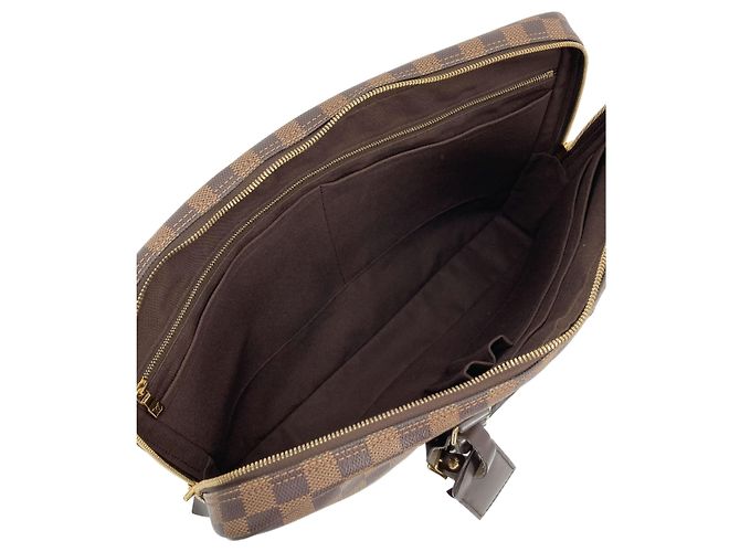 Louis Vuitton Brown Damier Ebene Porte Documents Voyage PM - vista 2