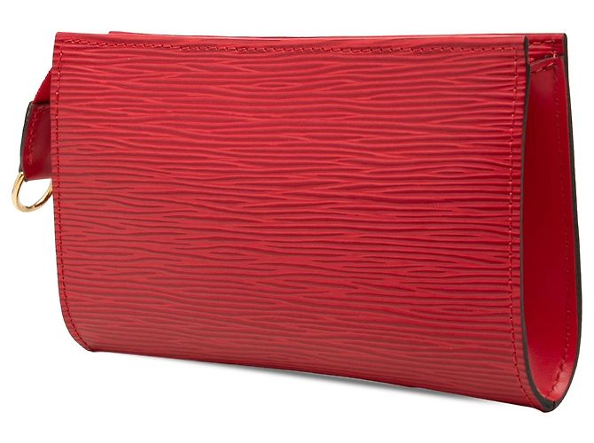 Borsetta Louis Vuitton Red Epi Bucket PM - vista 2
