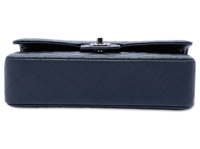 Chanel Blue Medium Classic Caviar Double Flap - vista 3