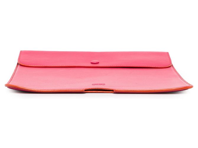 Custodia per iPad LOEWE in vitello rosa Anagram - vista 3