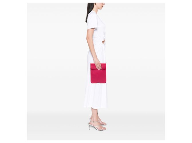 Custodia per iPad LOEWE in vitello rosa Anagram - vista 6