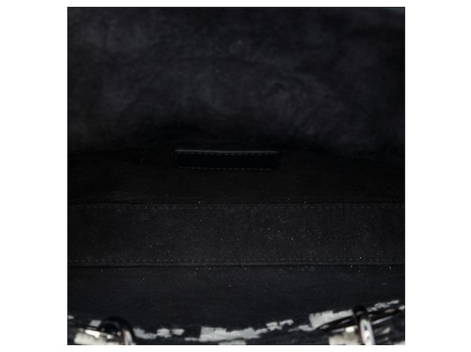 Dior Black Medium Canvas Macro Houndstooth Lady D Joy - vista 4