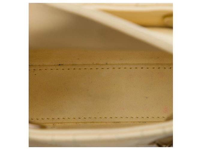 Dior Yellow Micro Lambskin Cannage Lady Dior - Ansicht 4