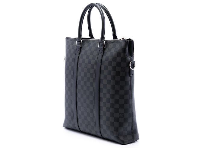 Borsa Tote Louis Vuitton Anton Damier Graphite Nero - vista 2