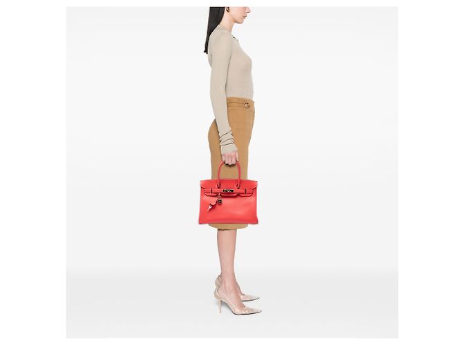 Hermès Pink Epsom Candy Birkin Retourne 30 - vista 6