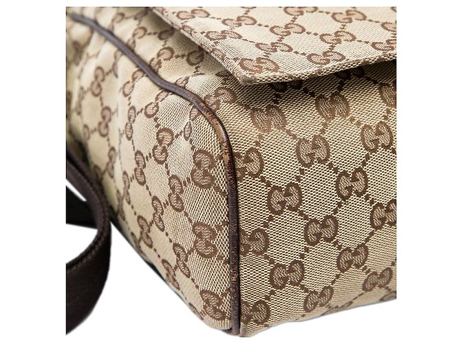 Borsa a tracolla Gucci Beige GG Canvas - vista 6