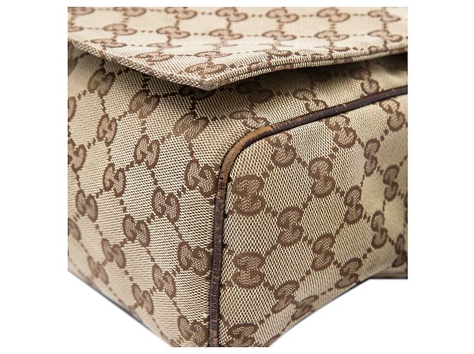 Borsa a tracolla Gucci Beige GG Canvas - vista 7