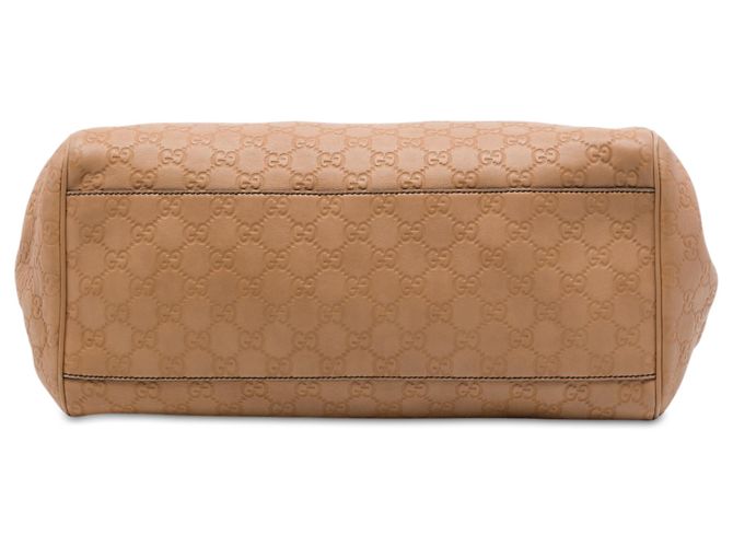 Borsa Tote Gucci Emily Large Guccissima Marrone - vista 3