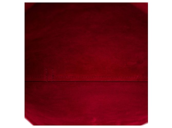 Borsa Bottega Veneta Cradle in pelle di vitello rossa - vista 4