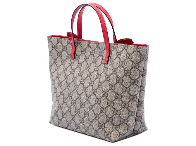 Gucci GG Supreme Rainbow Butterfly Tote für Kinder, beige - Ansicht 2