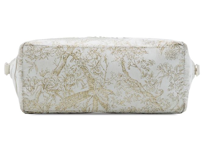 DiorTravel Nomad Pouch aus technischem Toile de Jouy Dior Gewebe, Gold, Größe Medium - Ansicht 3