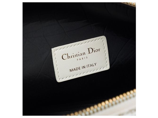 DiorTravel Nomad Pouch aus technischem Toile de Jouy Dior Gewebe, Gold, Größe Medium - Ansicht 5