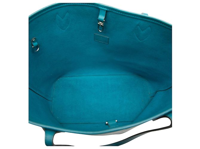 Louis Vuitton Blue Epi Neverfull MM - Ansicht 4