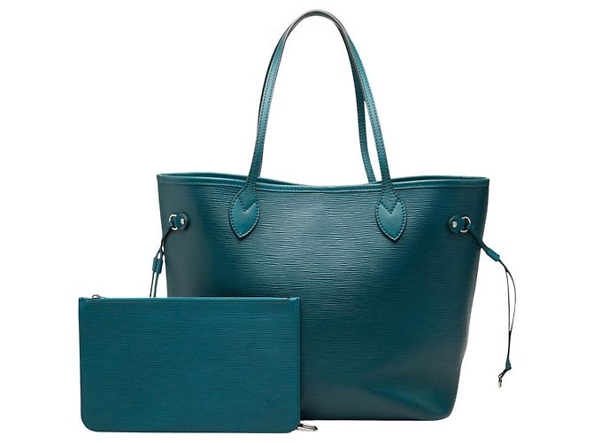 Louis Vuitton Blue Epi Neverfull MM - Ansicht 7
