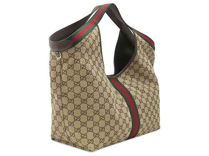 Tote Gucci Large GG Canvas Beige - vista 2