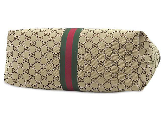 Tote Gucci Large GG Canvas Beige - vista 3