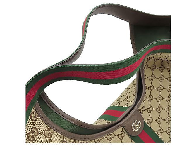 Tote Gucci Large GG Canvas Beige - vista 9