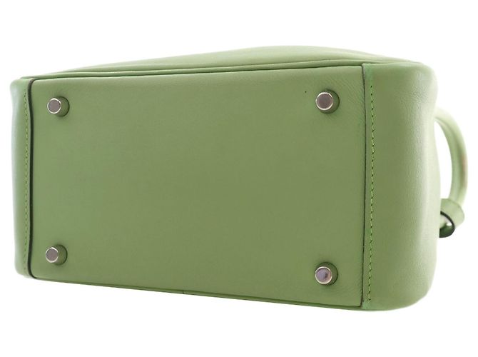 Hermès Green Mini Swift Lindy 20 - vista 12
