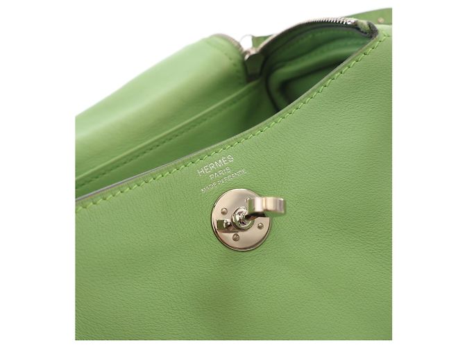 Hermès Green Mini Swift Lindy 20 - vista 5