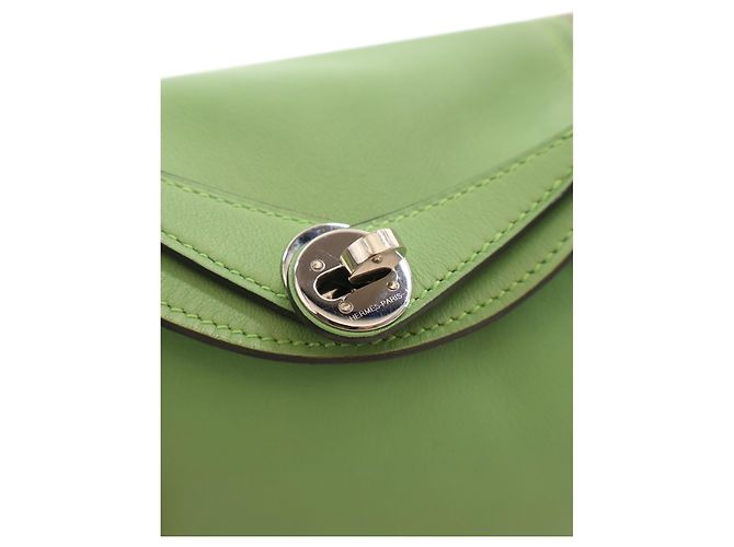 Hermès Green Mini Swift Lindy 20 - vista 8