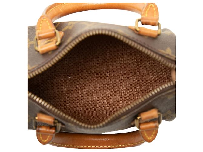 Louis Vuitton Brown Monogram Mini Speedy HL - vista 4