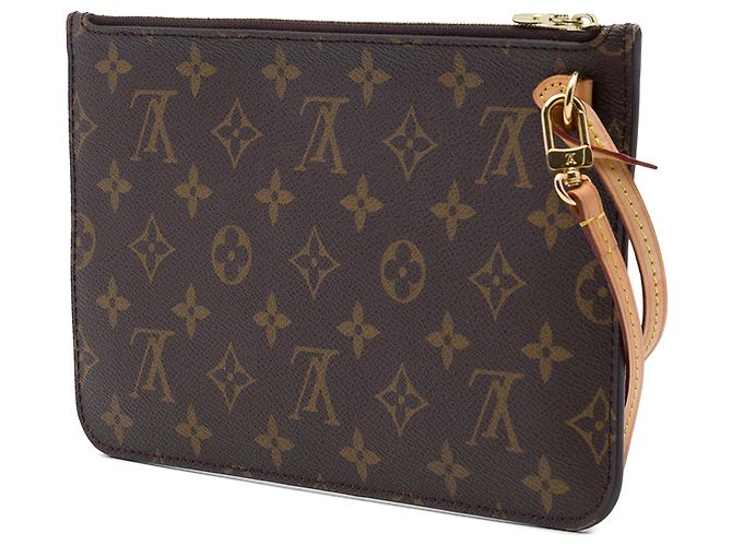 Louis Vuitton Brown Monogram Neverfull MM Pouch - Ansicht 2