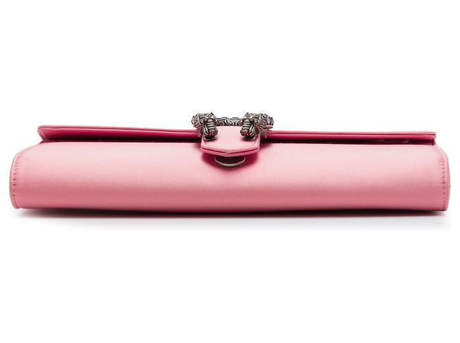 Clutch Dionysus de satén rosa Gucci - vista 3